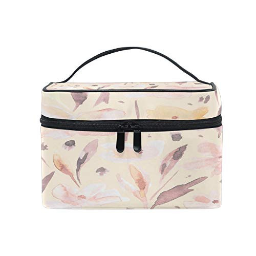 Elegant Floral Trendy Flower Watercolor Makeup Bag, Cosmetic Bag, Toiletry Bag, Cosmetic Makeup Organizer Case Storage, for Women, Men, Kids, Girls, Traveling, Professional, With Mesh Bag Brush Holder Elegant Floral Trendy Flower Watercolor Makeup Bag, Cosmetic Bag, Toiletry Bag, Cosmetic Makeup Organizer Case Storage, for Women, Men, Kids, Girls, Traveling, Professional, With Mesh Bag Brush Holder