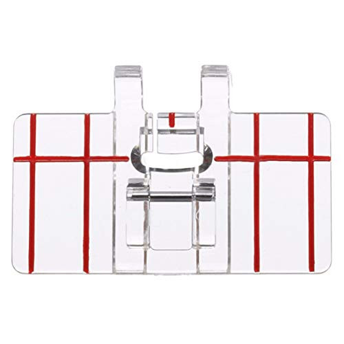 Winwinfly Sew Easy Presser Foot, Multifunctional Sewing Machine Accessory for Stitching Consistent Seam Sewing Household Sewing Presser Foot