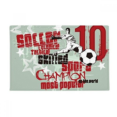 DIYthinker Graffiti Street Boy Soccer Skilled Best One Ground Mat Non Slip Floor Bathroom Door Rug Carpet