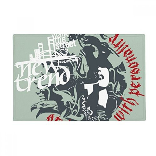 DIYthinker Graffiti Street New Trend Design Pattern Ground Mat Non Slip Floor Bathroom Door Rug Carpet