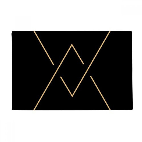 DIYthinker Shape Triangle Symbol Totem Pattern Ground Mat Non Slip Floor Bathroom Door Rug Carpet