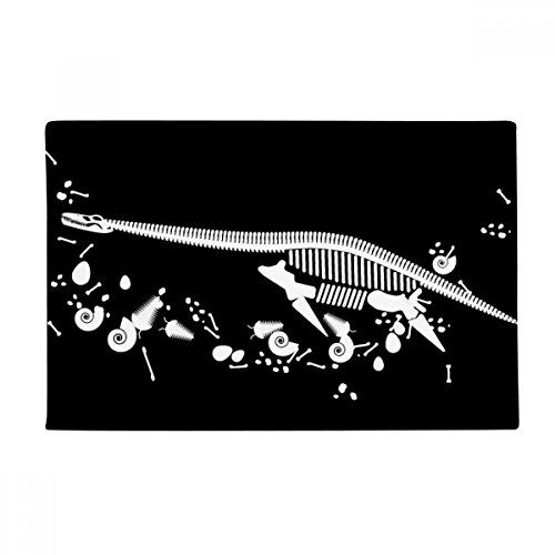 DIYthinker Dinosaur Bone Bones Small Ground Mat Non Slip Floor Bathroom Door Rug Carpet