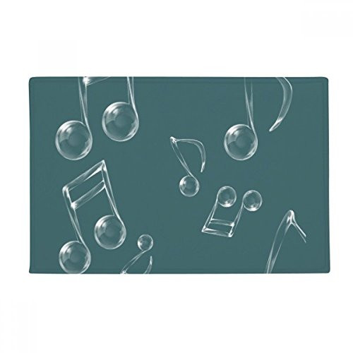 DIYthinker Music Notation Bubble Combination Pattern Ground Mat Non Slip Floor Bathroom Door Rug Carpet