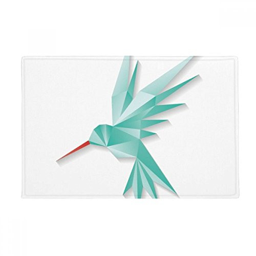 DIYthinker Geometric Abstract Bird Origami Pattern Ground Mat Non Slip Floor Bathroom Door Rug Carpet