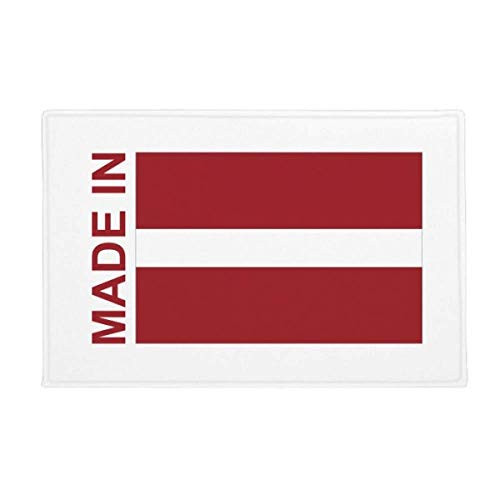 DIYthinker Made in Latvia Country Love Ground Mat Non Slip Floor Bathroom Door Rug Carpet