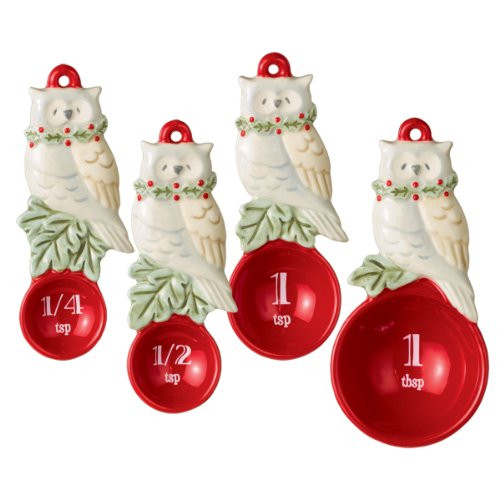 Grasslands Road Winter Wilderness Owl Measuring Spoons