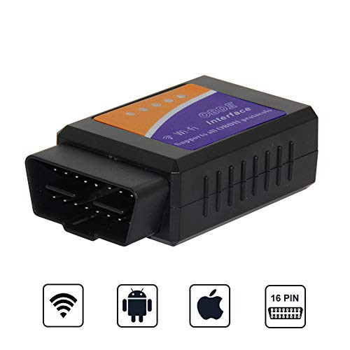 AGANIPPE WiFi OBD2 Car Code Reader Scan Tool Wireless Auto Scanner Adapter Car Diagnostic Tool Check Engine for iOS Apple iPhone iPad & Android