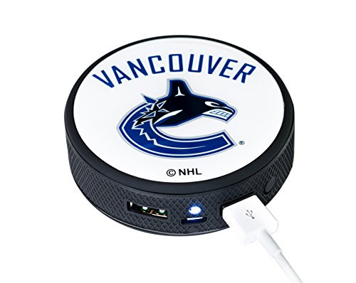 UPI Marketing NHL Vancouver Canucks Remote Phone Charger, Black