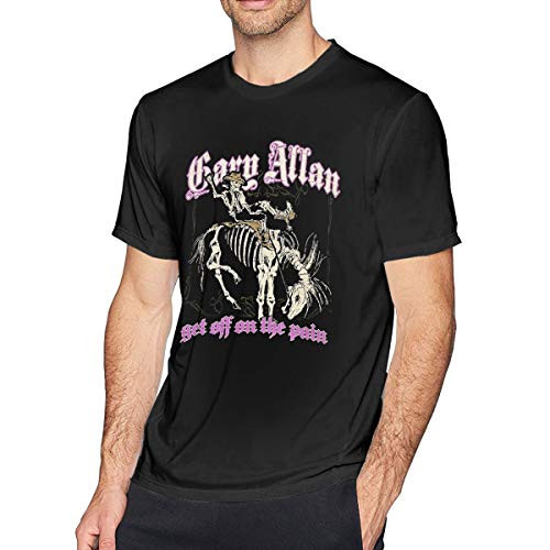 Gary Allan T Shirt Men's Casual Round Neck Short Sleeve Tops Black Gary Allan T Shirt Men's Casual Round Neck Short Sleeve Tops Black