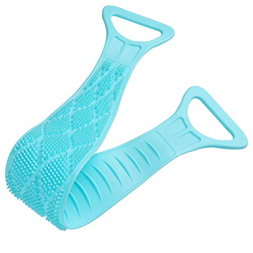 Silicone Body Scrubber, Silicone Back Scrubber for Shower, Back Washer for Shower, Silicone Bath Scrubber, Exfoliating Body Scrubber, Back Scrubber for Shower for Men and Women Silicone Body Scrubber, Silicone Back Scrubber for Shower, Back Washer for Shower, Silicone Bath Scrubber, Exfoliating Body Scrubber, Back Scrubber for Shower for Men and Women