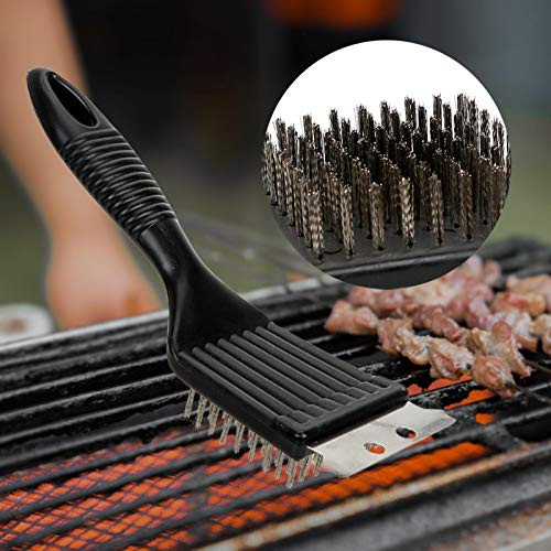ZHYHAM Cooking Tools Wire Bristles Cleaning Brushes Barbecue Grill Brush BBQ Cleaning Tools Outdoor Home BBQ Accessories Durable-A