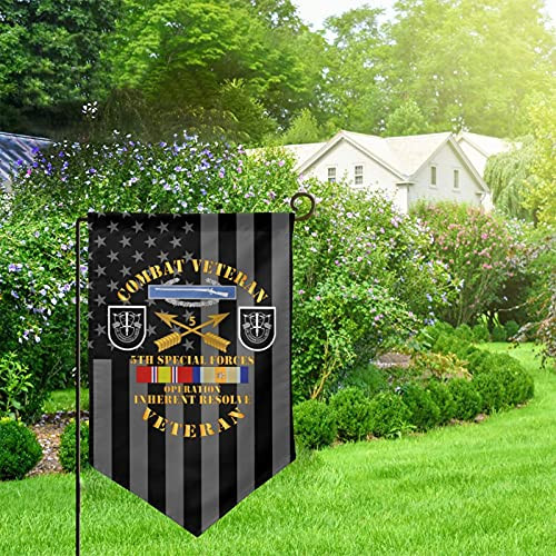 5th Combined Joint Task Force â?Operation Inherent Resolve Garden Flag Outdoor Flags Double Sided Flag