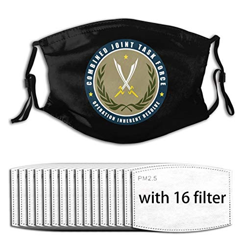 Joint Task Force Operation Inherent Resolve Men  and  Women Mask Reusable Mouth Protection Breathable Dust Mask
