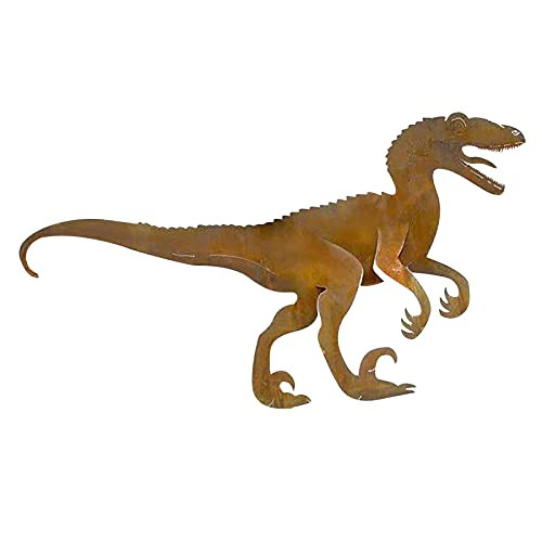 Metal Dinosaur Decorative Garden Stakes Dinosaur Silhouette Statue Yard Art Decor Realistic Outdoor Ornaments, Yard Decorative, Pathway, Floor Decoration, Garden, Lawn, Outdoor Decoration -Small-