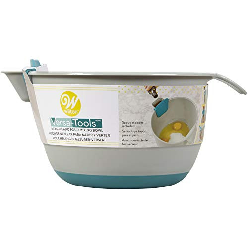 Wilton Versa-Tools Measure and Pour Mixing Bowl, Silicone