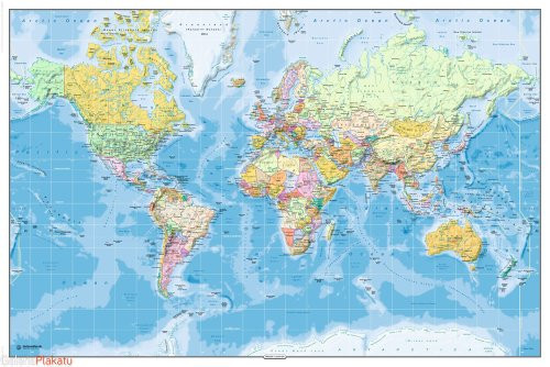 HUGE LAMINATED / ENCAPSULATED Map Of The World Physical Terrain Educational English POSTER measures 36 x 24 inches -91.5 x 61cm- HUGE LAMINATED / ENCAPSULATED Map Of The World Physical Terrain Educational English POSTER measures 36 x 24 inches -91.5 x 61cm-