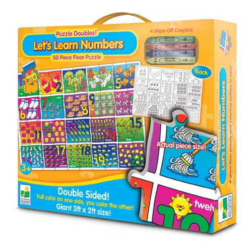 The Learning Journey Puzzle Doubles Let's Learn Numbers Floor Puzzle Warehousesoverstock