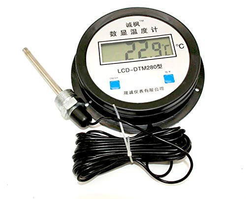 High Precision Digital Thermometer with Probe Electronic Digital Water Meter Temperature Measuring Instrument 5m Cable