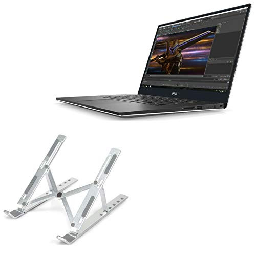 Stand and Mount for Dell Precision 5540 -Stand and Mount by BoxWave- - Compact QuickSwitch Laptop Stand, Portable, Multi Angle Viewing Stand for Dell Precision 5540 - Metallic Silver