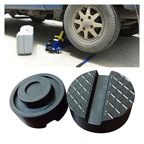 BLRYP New Rail Floor Slotted Car Jack Guard Tool Car Jack Pad Rubber Disc Pad Auto Vehicle Weld Jacking Lifting Disk Frame Protector