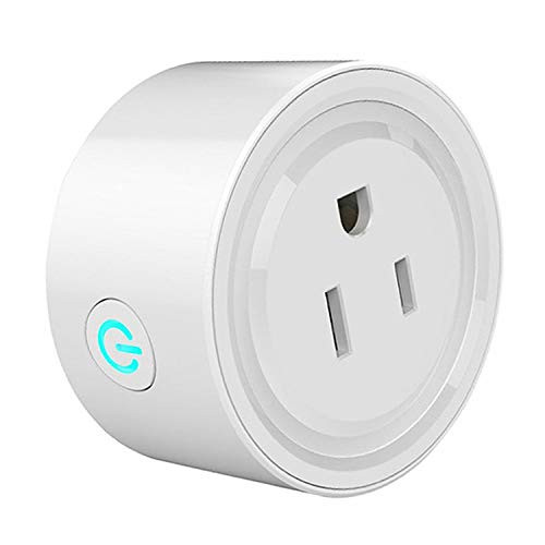 WiFi Smart Plug Compatible with Amazon Alexa and Google Assistant, Smart Plug Mini Wi-Fi Enabled, Remote Control your Devices from Anywhere by GinCuky,No Hub Required,ETL and  FCC certification