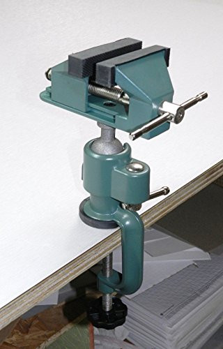 BENCH VISE SWIVEL 3" TABLETOP CLAMP BASE VICE TILTS  and  ROTATES 360 HOBBY CRAFT