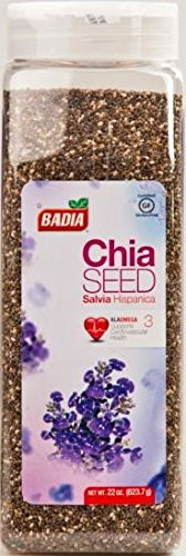 Badia Chia Seed, 22 Ounce -Pack of 4-