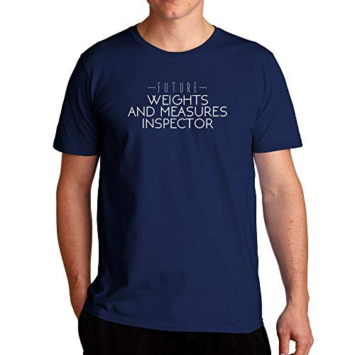 Eddany Future Weights and Measures Inspector Thinner Font T-Shirt Steel