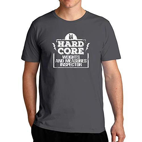 Eddany Hardcore Weights and Measures Inspector 2 T-Shirt Dark Silver