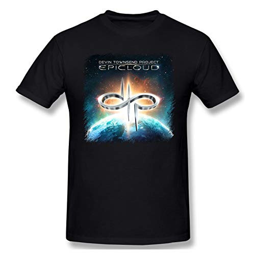 Devin Townsend Mens T Shirt Round Neck Casual Summer Tops Short Sleeve T-Shirt Black Devin Townsend Mens T Shirt Round Neck Casual Summer Tops Short Sleeve T-Shirt Black