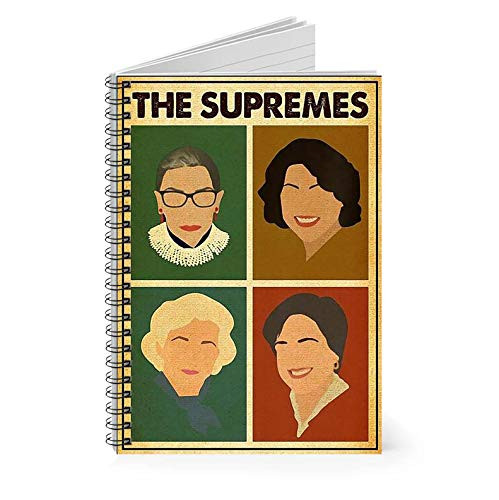 Vigifsana Classic Ruled Notebook Retro The Supremes Spiral Notebook School Smart Spiral Composit - Gift - Business - Office - Party - School Supplies Job Journal