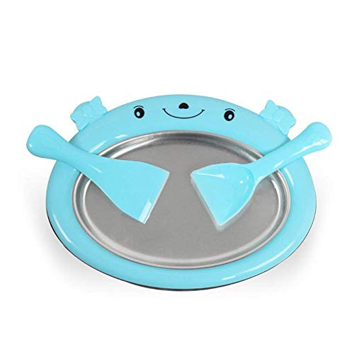 Ice Cream Maker,Instant Ice Cream Maker Yogurt Sorbet DIY Pan Homemade Ice Cream Machine for Kids - Blue