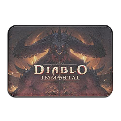 Diablo Game Rug Area Rugs for Home Gaming Bedroom Bathroom Doormats Floor Mat Decor Gifts 15.7x23.6 Inches