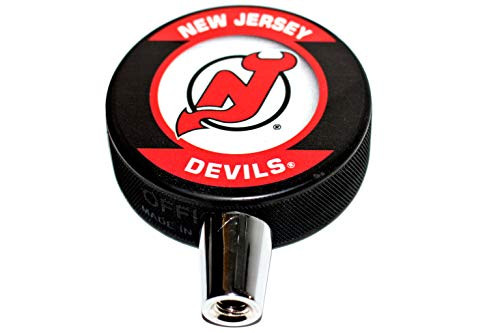 EBINGERS PLACE New Jersey Devils Retro Series Hockey NHL Puck Beer Tap Handle