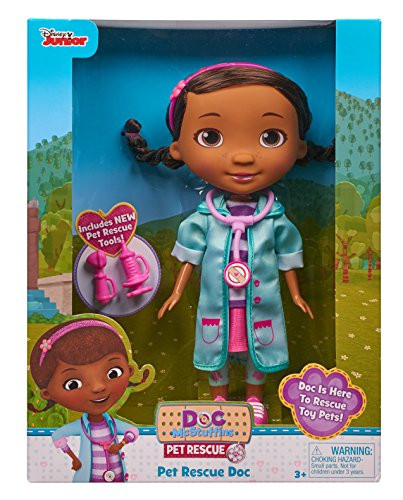 Doc McStuffins 92494 Pet Rescue Doc Doll, Multicolor