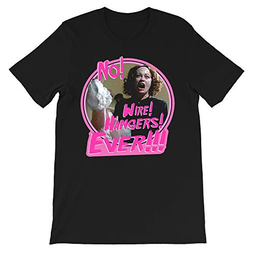 80's Classic Mommie Dearest No Wire Hangers Ever Graphics Gift Men Women Girls Unisex T-Shirt Sweatshirt Hoodie -Black-2XL- 80's Classic Mommie Dearest No Wire Hangers Ever Graphics Gift Men Women Girls Unisex T-Shirt Sweatshirt Hoodie -Black-2XL-