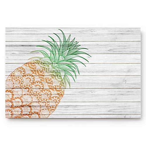 Doormats Entrance Rugs Tropical Pineapple Wooden Board Entryway Door Mats Floor Mats Apartment Office Front Door 18 x 30 inches Doormats Entrance Rugs Tropical Pineapple Wooden Board Entryway Door Mats Floor Mats Apartment Office Front Door 18 x 30 inches
