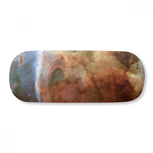 Brown Clouds Nebulae Blue Glasses Case Eyeglasses Hard Shell Storage Spectacle Box