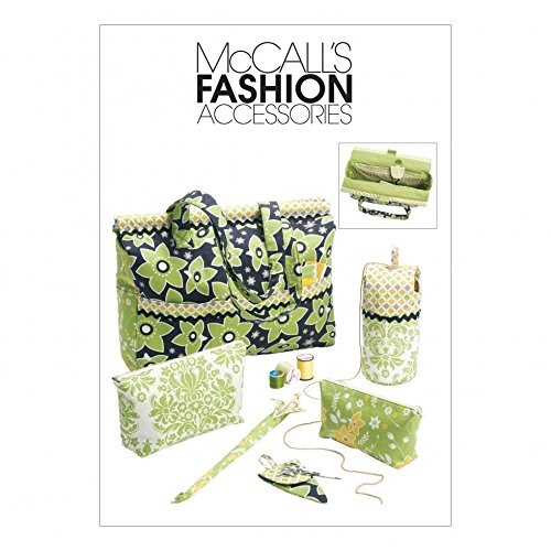 McCalls Sewing Pattern 6256 Project Tote Bag, Organizer/Knitting Needle/Scissor Cases  and  Yarn Holder