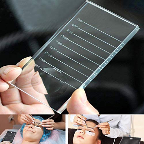 1 PCS Eyelash Extension Crystal Tray, Bigger Size Glass Pallet Lashes False Lash Tray Strip Adhesive Glue Holder for Storage Eyelash Extensions -Square- 1 PCS Eyelash Extension Crystal Tray, Bigger Size Glass Pallet Lashes False Lash Tray Strip Adhesive Glue Holder for Storage Eyelash Extensions -Square-