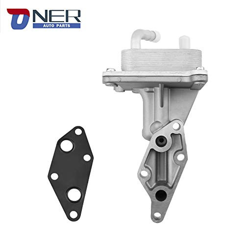 ONER Engine Oil Cooler with Gasket?Compatible With Nissan 2007-2013 Altima 2.5L,2007-2012 Sentra 2.5L,2007-2013 Rogue 2.5L,2004-2013 Frontier 2.5L,Replaces 21304-JA00A,21300-JG31A,21300-JA06A