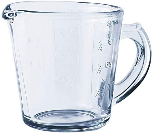 Glass Measuring Jugs | Kitchen Baking Cups | Measuring Cups | Large Measuring | Kitchen Utensil,A