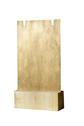 Creative Co-op Large 2 Piece Wood & Metal Standing Jewelry Holder