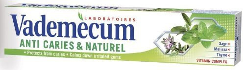 Vademecum Herbal Toothpaste - Anti Cavity  and  Naturel - 6 Count