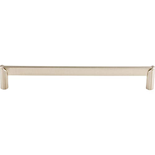 Top Knobs TK241 Meadows Edge 8 Inch Center to Center Handle Cabinet Pull, Brushed Satin Nickel
