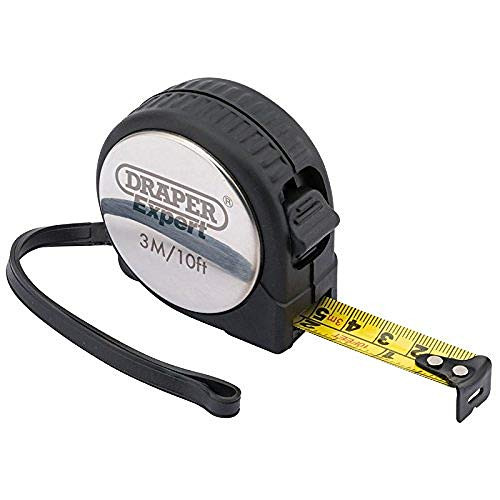 Draper 82807 3M/10ft Measuring Tape, Black, 3 m/10 ft