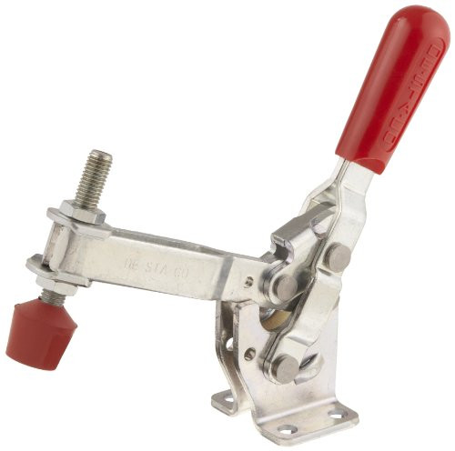 DE-STA-CO 247-U Vertical Hold-Down Toggle Locking Clamp with U-Shaped Bar and Flanged Base