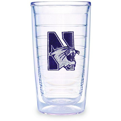 Tervis Northwestern University Emblem Tumbler (Set of 4), 16 oz, Clear