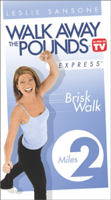 Leslie Sansone - Walk Away the Pounds Express: Brisk Walk 2 Miles [VHS- Leslie Sansone - Walk Away the Pounds Express: Brisk Walk 2 Miles [VHS-