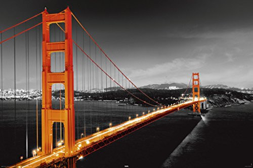 Posterjacks UK San Francisco Golden Gate Bridge Paper Poster Measures 36 x 24 inches -91.5 x 61cm- Posterjacks UK San Francisco Golden Gate Bridge Paper Poster Measures 36 x 24 inches -91.5 x 61cm-